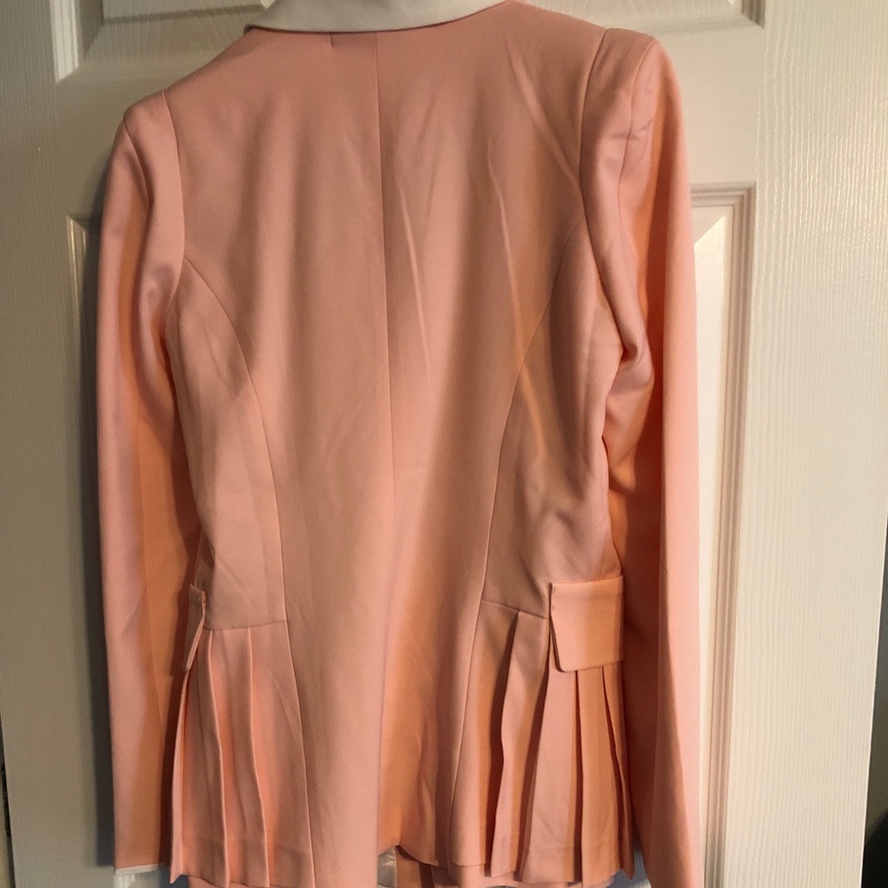 Oversized pink blazer